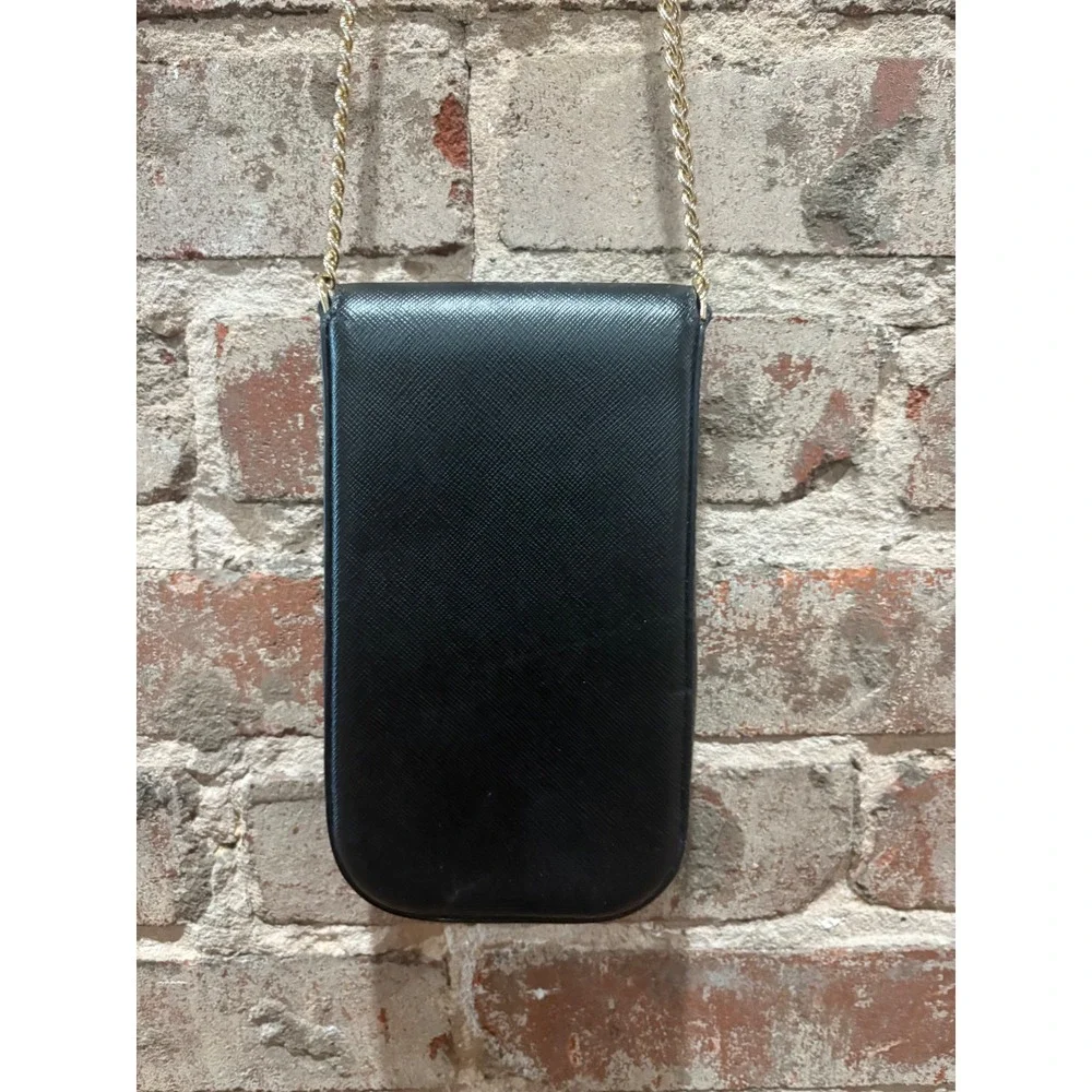 NWOT Kate Spade Madison Black Saffiano Leather Phone Crossbody Bag KK152
